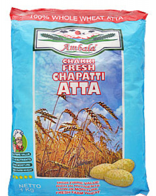 Ambala Indian chakki fresh chappati atta 1kg