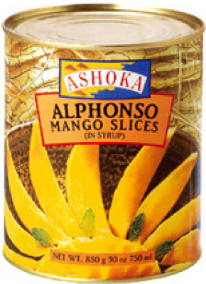 Ashoka Alphonso mango slices 850gr