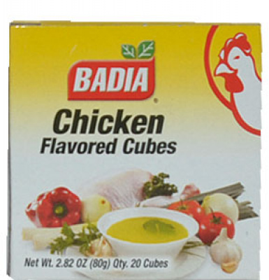 Badia Chicken flavour cubes (20 cups) 80gr