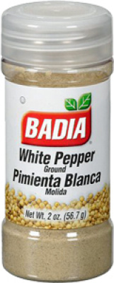 Badia Ground white pepper 57gr