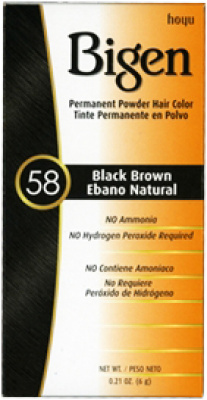 Bigen 58 zwartbruin 50gr