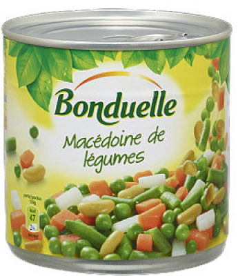 Bonduelle Macedoine de legumes 800gr