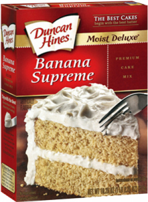 Duncan Hines Cake mix banana supreme 517gr