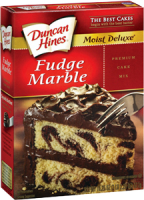 Duncan Hines Cake mix fudge marble 517gr
