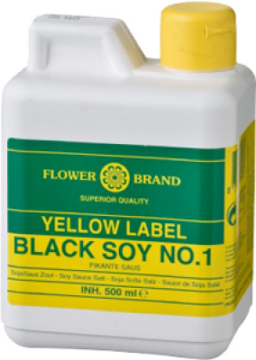 Flower Brand Yellow label black soy no. 1 500ml