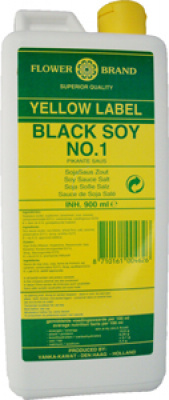 Flower Brand Yellow label black soy no. 1 900ml