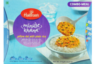 Haldiram Yellow dal with plain rice 375gr