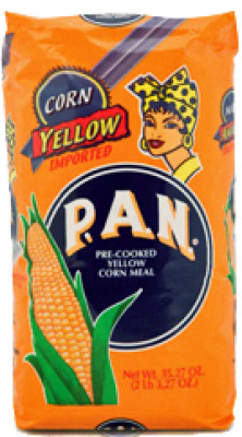 Harina P.A.N. Pre-cooked yellow cornmeal 1kg