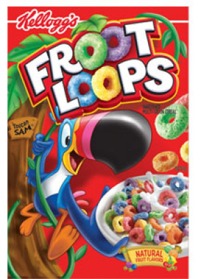 Kellogg&#39;s Fruit loops cornflakes 345gr