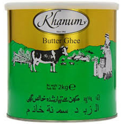 Khanum Khanum pure butter ghee 6 x 2 kg 2kg