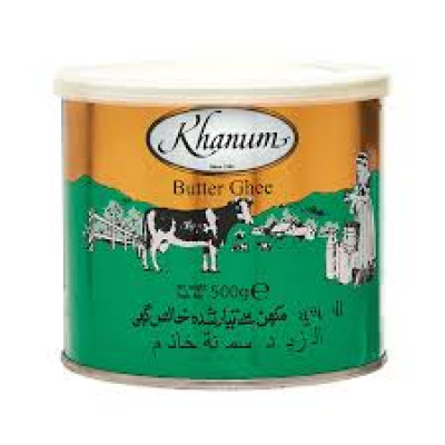 Khanum Khanum pure butter ghee 12 x 500 gm 500gr