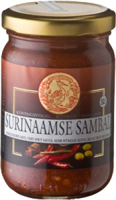 Koningsvogel Surinaamse sambal 200gr