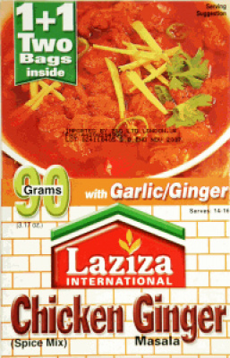 Laziza Chicken ginger masala 80gr