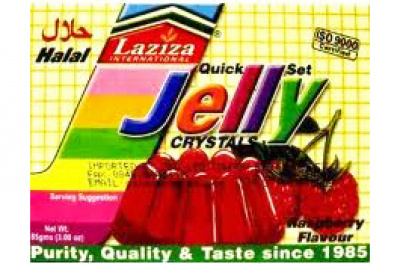 Laziza Jelly crystals strawberry 85gr