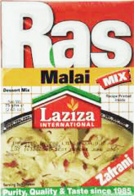 Laziza Rasmalai mix saffron 75gr