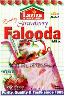 Laziza Strawberry falooda mix 195gr