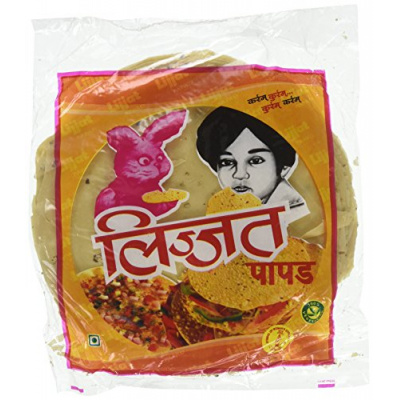 Lijjat Lijjat green chilli papadum 20 x 200 gm 200gr