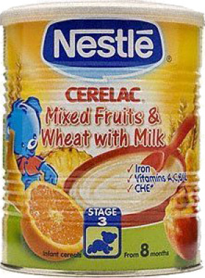 Nestle Cerelac mixed fruits & wheat with milk 400gr
