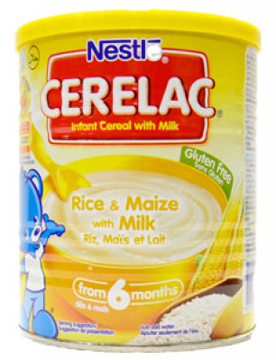 Nestle Cerelac rice & maize with milk 400gr