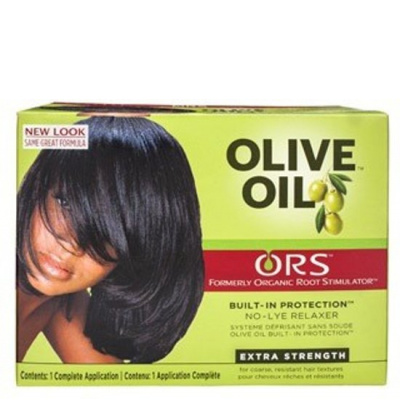 ORS Olive oil built-in protection no-lye hair relaxer system/kit extra