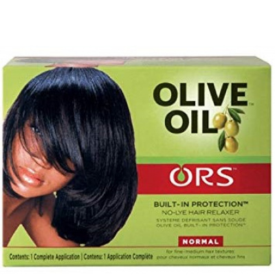 ORS Olive oil built-in protection no-lye hair relaxer system/kit normal