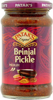 Patak&#39;s Brinjal aubergine pickle 312gr