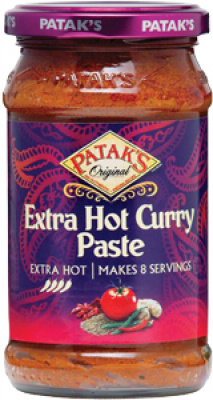 Patak&#39;s Extra hot curry paste 283gr