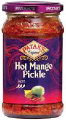 Patak&#39;s Hot mango pickle 283gr