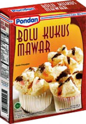 Pondan Pondan cake mix bolu kukus mawar 400gr