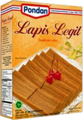 Pondan Pondan cake mix lapis legit 375gr