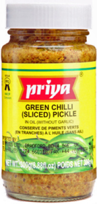 Priya Green chillies pickle 300gr
