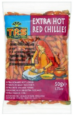 TRS Extra hot red chillies 50gr