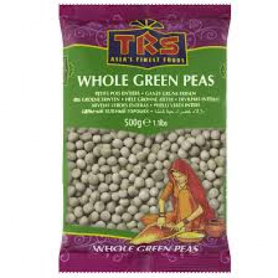 TRS Trs whole green peas (mutter) 20 x 500 gm 500gr