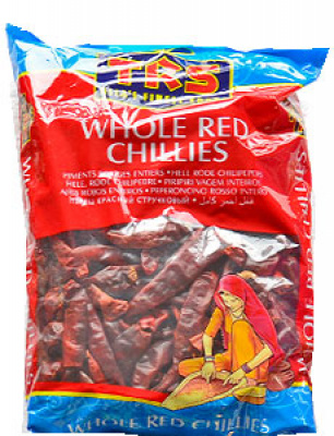 TRS Whole red chillies 150gr