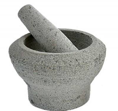 Vijzel en stamper - tumbukan (12 cm) 3.5kg