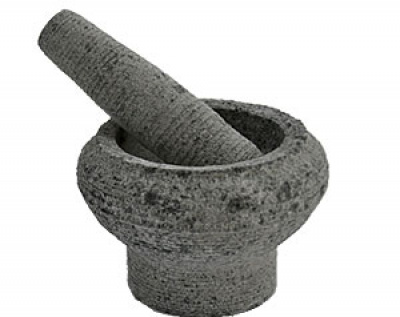 Vijzel en stamper - tumbukan (9 cm) 2kg