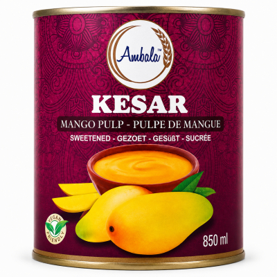 *ambala premium mango kesar pulp 6x850g