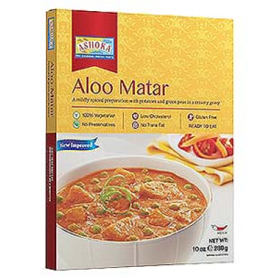 *ashoka aloo matar heat & eat 10x280gm.