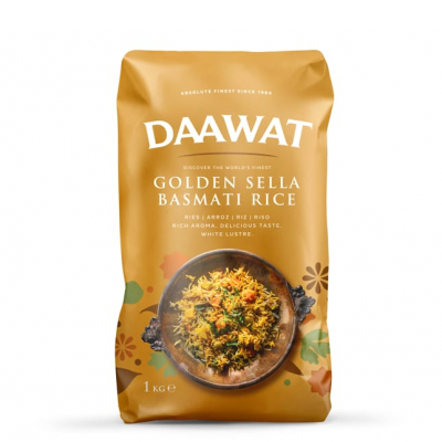 *daawat golden sella bas. rice 5 kg ec.