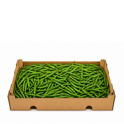 *fresh veg. green chilli p/box uganda