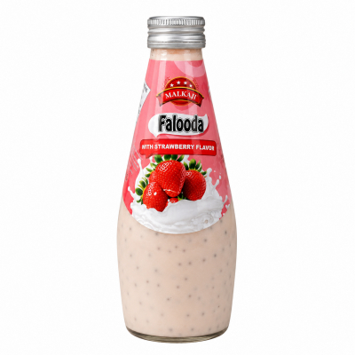 *malkah falooda drink strawberry 24x290ml.