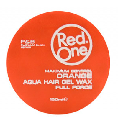 *red one (orange) aqua hair wax 150ml.