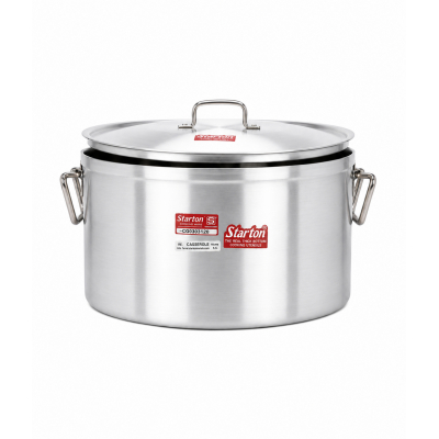 Aluminium (caserole)pannen w/lid no.80 *