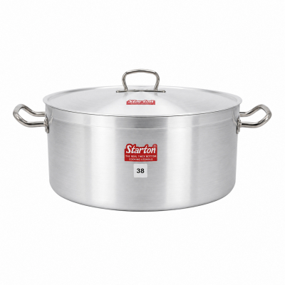Aluminium biryani (langri) w/lid no.38 *