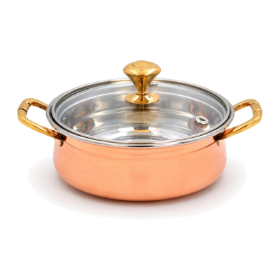 Ambala royal handi with glass lid no.3