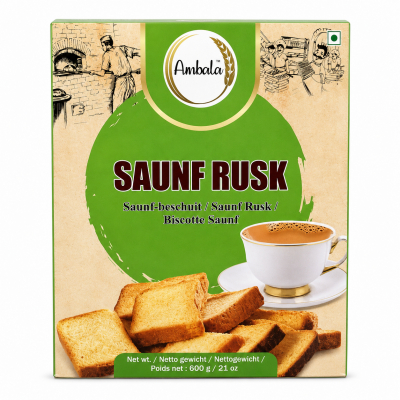 Ambala saunf / fennel rusk 600g  [12]