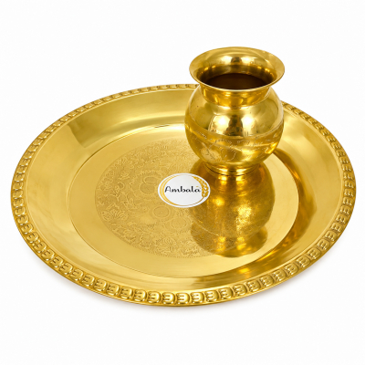 Ambala thali lota set 28cm big