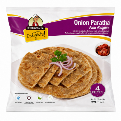Bppl froz. onion paratha 12x5pc (80g)
