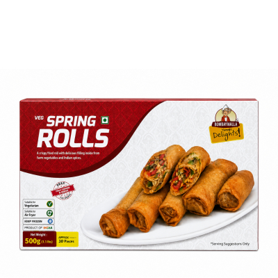 Bppl froz. spring roll 12x 500g (30pcs)