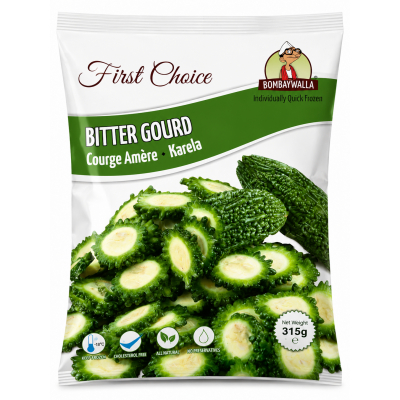 Bppl frozen karela cut 12x315gm.